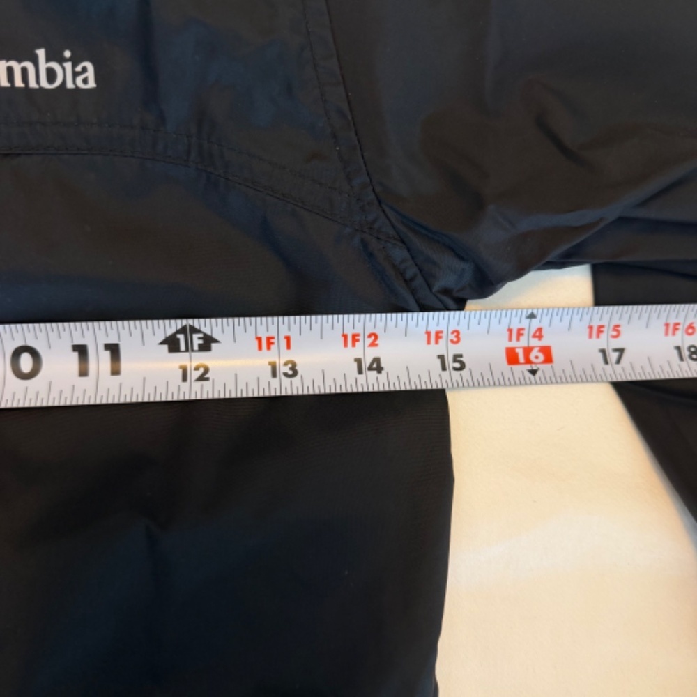 Columbia Kids Unisex Rain Jacket | Black | Size XS (6–7) - Picture 4 of 5